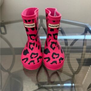 Hunter Vibrant Pink Rain Boots